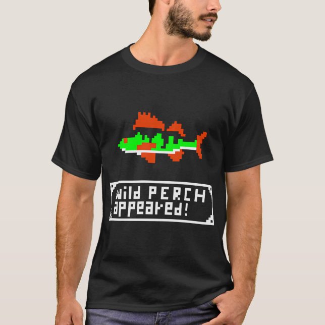Flugfiske vid solnedgång t shirt (Framsida)