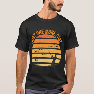 Flugfiske vid solnedgång t shirt