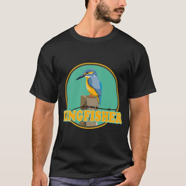 Flugfiskespö, flugor och öring t shirt (Framsida)