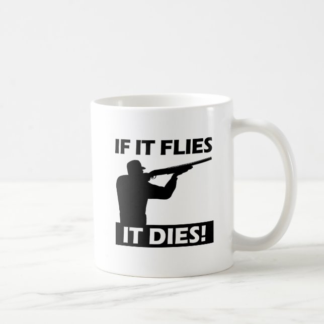 Flugor Dör Roligt Mugg (Höger)