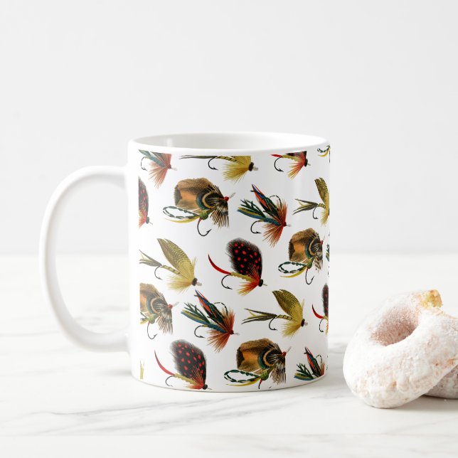 Flugor för bass kaffemugg (Med munk)