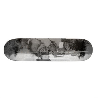 FLUGSMÄLLA- & militärSkateboard Skateboard Bräda 19,5 Cm