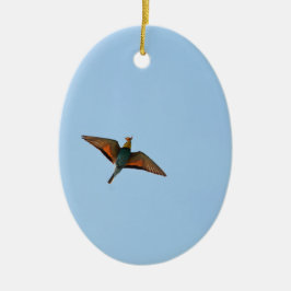 Flugsnappare Julgransprydnad Keramik