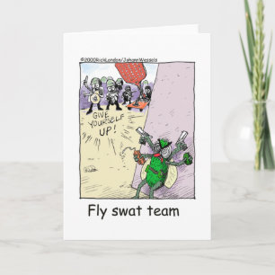 Flugsvärm Team Roliga Polispresenter & Samlarobjek Kort