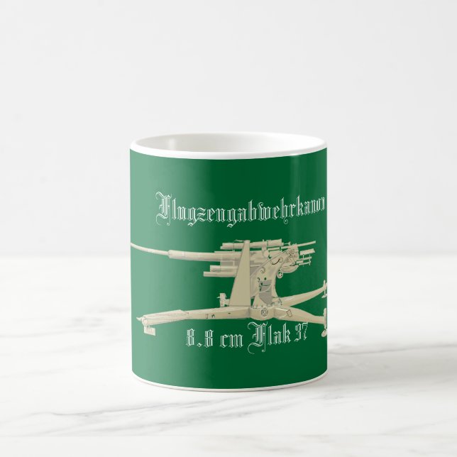 Flugzeugabwehrkanon Flak 88 Kaffemugg (Center)