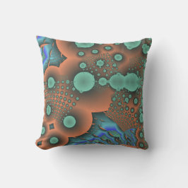 Fluid #3 Fractal Art Dekorativ kudde