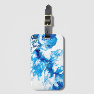 Fluid Flower Luggage Tag Bagagebricka