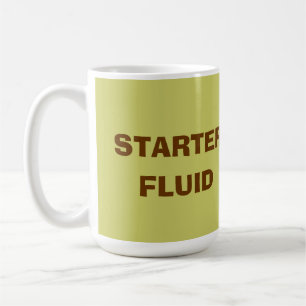 Fluid kaffemugg för startknapp