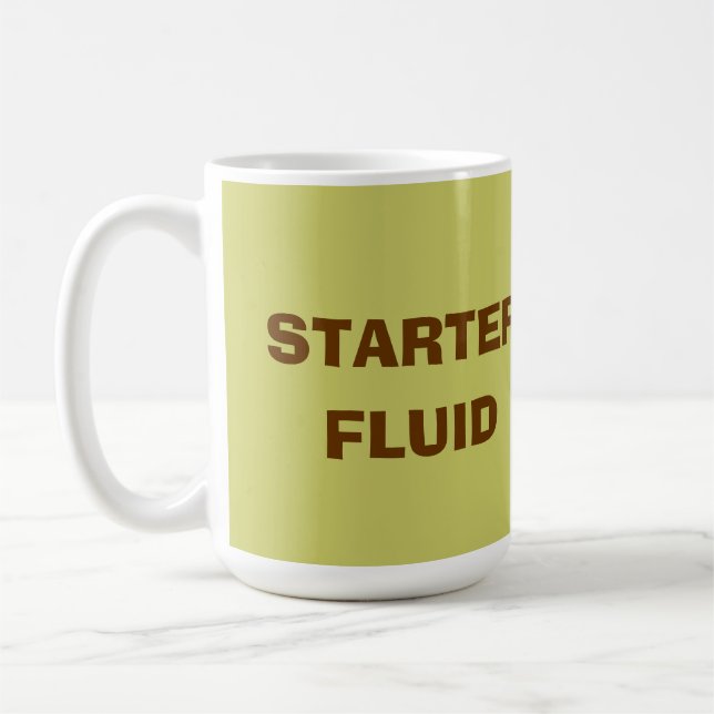 Fluid kaffemugg för startknapp (Vänster)