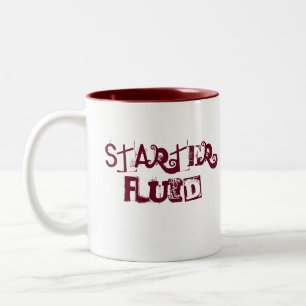 Fluid kaffemugg för startknapp