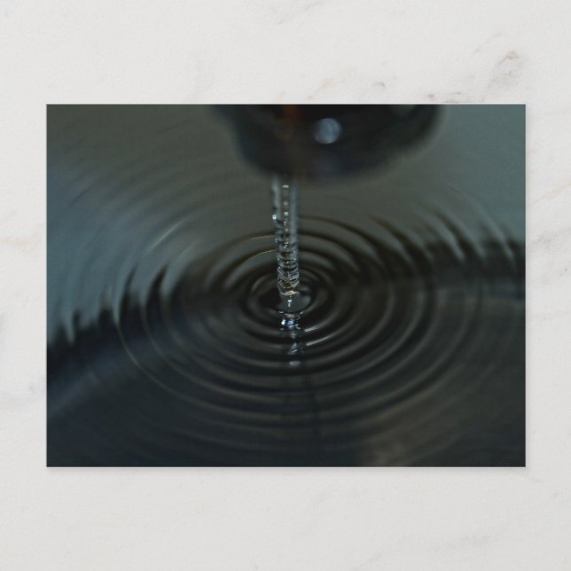 Fluidite de l'eau vykort (Framsida)