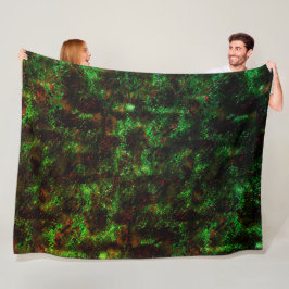 Fluktuation av mörkar på grönt och rött fleecefilt