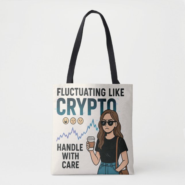 Fluktuerande som Crypto - Lönt Mood Swing Girl Tygkasse (Framsida)