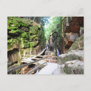 Flume Gorge New Hampshire Postcard Vykort