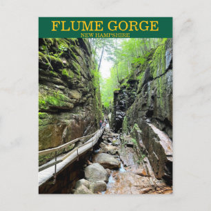 Flume Gorge NH-vykort Vykort