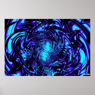 Fluorescence Canvas/Poster Skriv ut Poster