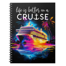Fluorescent Cruise Notebook Anteckningsbok
