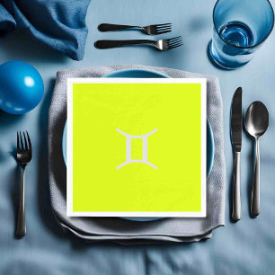 fluorescent gult - Gemini Pappersservett