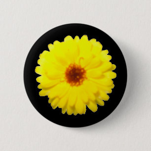 Fluorescent Marigold Button Knapp