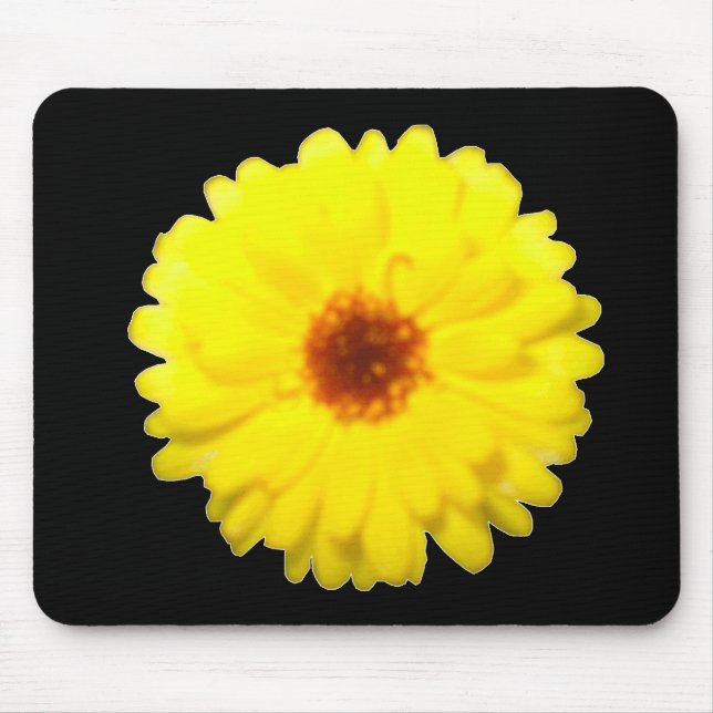 Fluorescent Marigold Mousepad Musmatta (Framsidan)