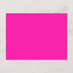 Fluorescent Orchid Hot Orchid Pink Personlig Vykort