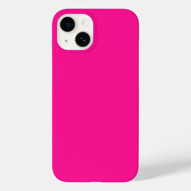 Fluorescent Rosa iPhone 14 Fodral (Baksida)