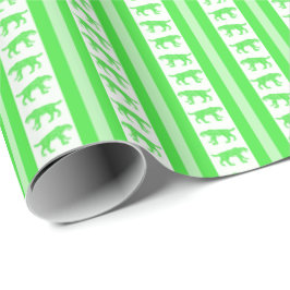 Fluorescent Saber-toothed Tiger Stripe Presentpapper