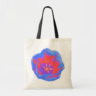 Fluorescent Tulip Budget Tote Bag Tygkasse