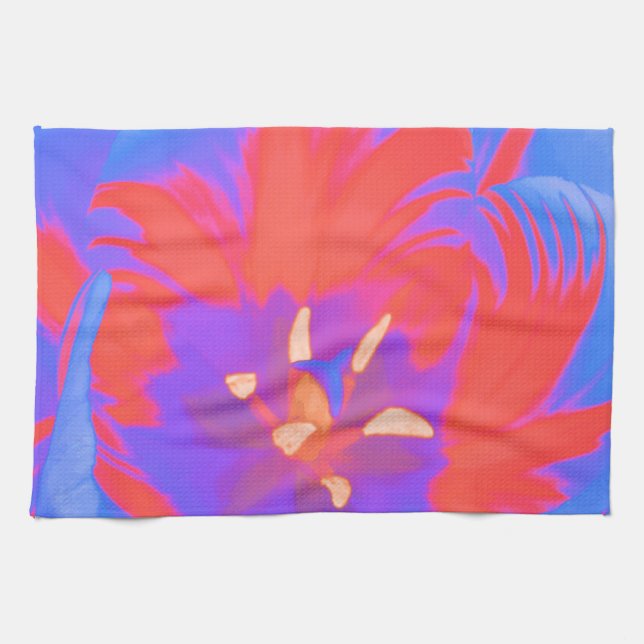 Fluorescent Tulip Kitchen Towel Kökshandduk (Horisontell)