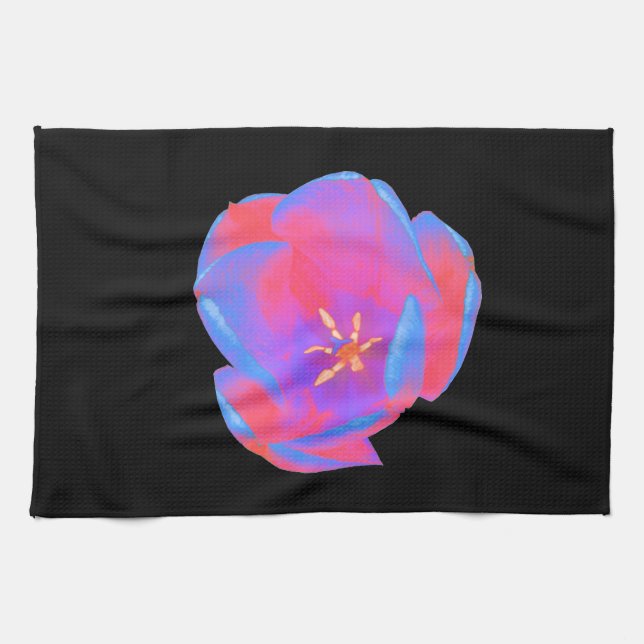 Fluorescent Tulip Kitchen Towel Kökshandduk (Horisontell)