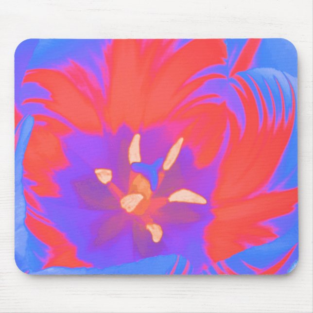 Fluorescent Tulip Mousepad Musmatta (Framsidan)