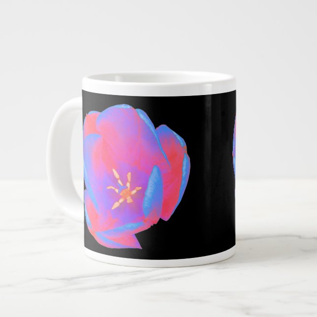 Fluorescent Tulip Mugg Jumbo Mugg (Framsida vänster)