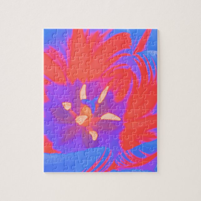Fluorescent Tulip Puzzle Pussel (Vertikal)