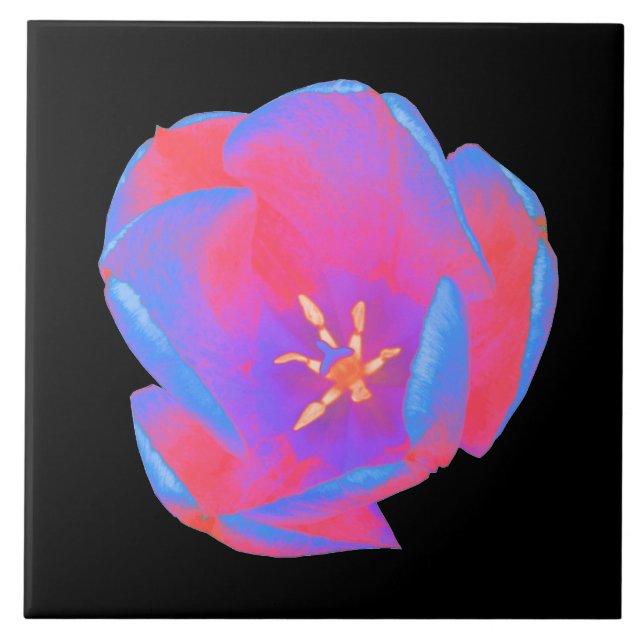 Fluorescent Tulip Tile Kakelplatta (Framsidan)