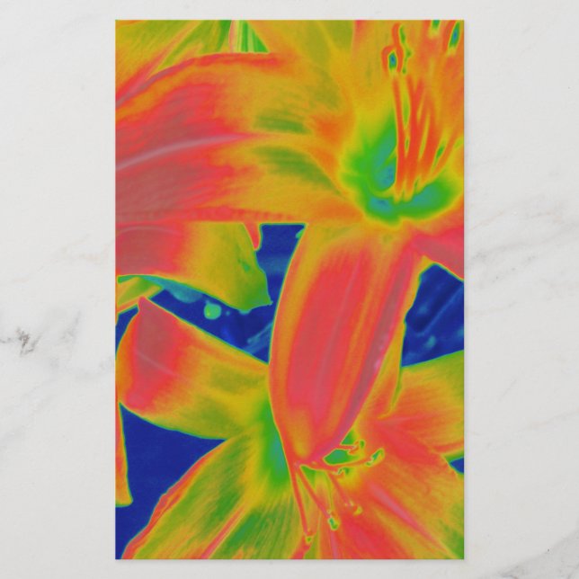 fluorescerande blommor (Framsida)