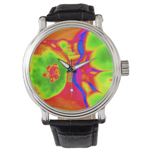 fluorescerande frukt armbandsur