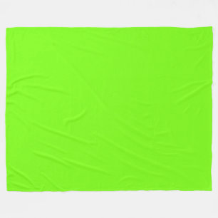 Fluorescerande grön fleecefilt