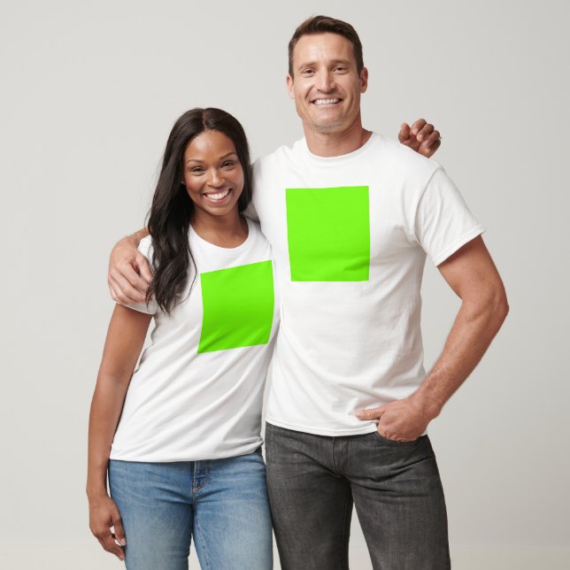 Fluorescerande grön t shirt (Unisex)