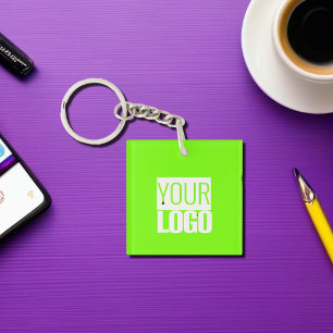 fluorescerande grönt - lägg till logotypen