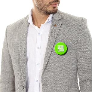 fluorescerande grönt - lägg till logotypen knapp
