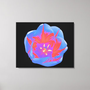 Fluorescerande Kanvastryck