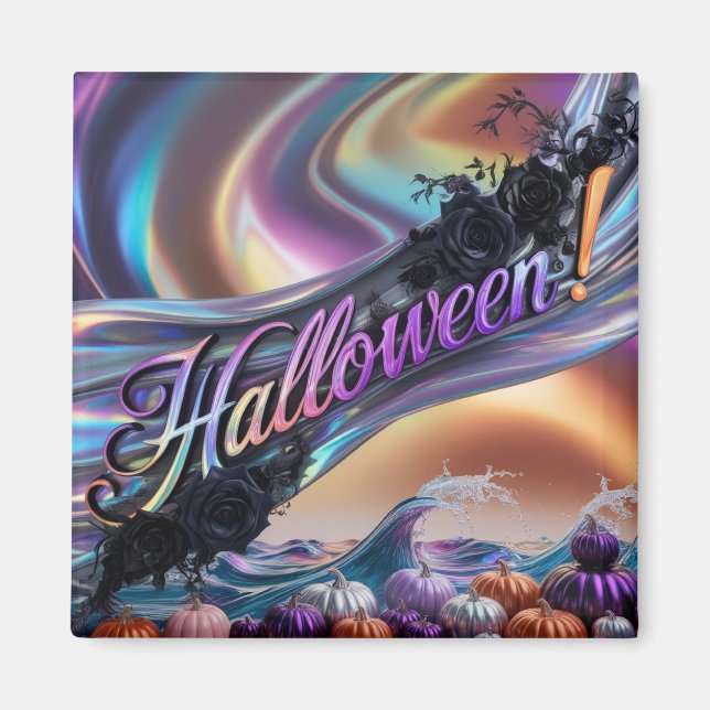 Fluorescerande Kärlek i en pumpglödglöd Magnet (Framsidan)