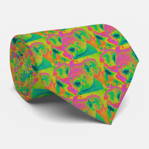 fluorescerande koalabjörnar slips