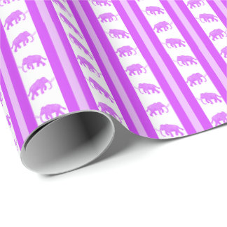 Fluorescerande mammut presentpapper