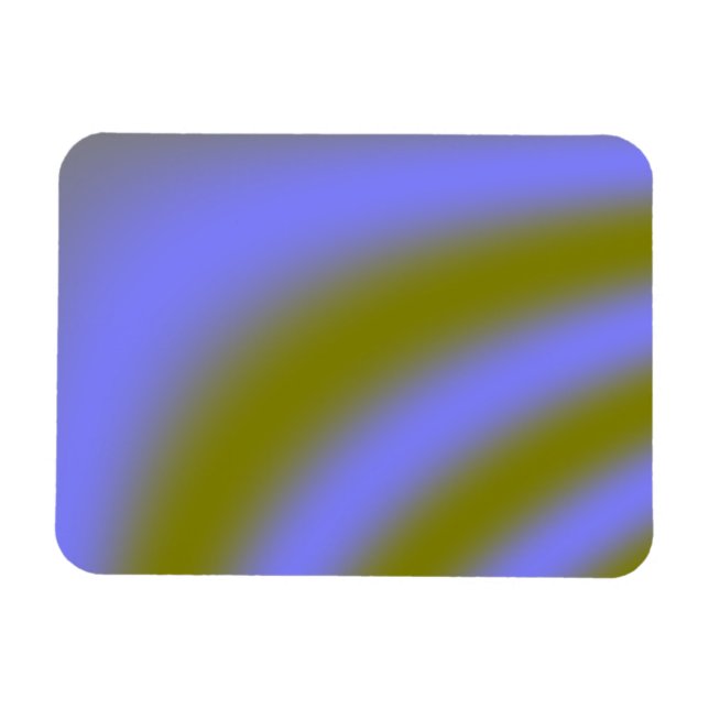 Fluorescerande moln Magnet (Horisontell)