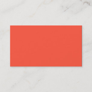 Fluorescerande Orange Apricot Neon Coral Personlig Visitkort