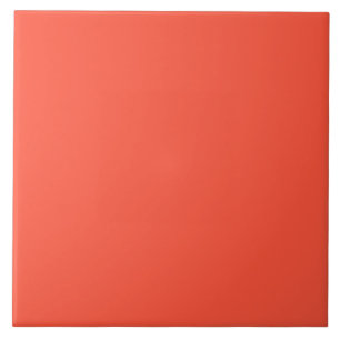 Fluorescerande Orange Apricot Neon Personlig Kakelplatta