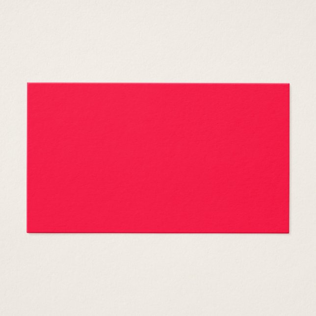 Fluorescerande Orange Neon Red Personlig Visitkort (Framsidan)