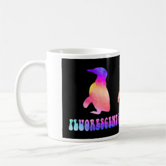 Fluorescerande pingvinutbytesmugg kaffemugg