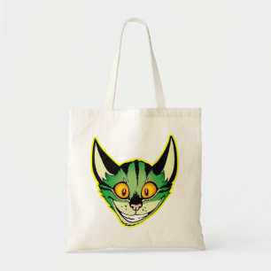 Fluorescerande Tecknad Kat Bag Tygkasse